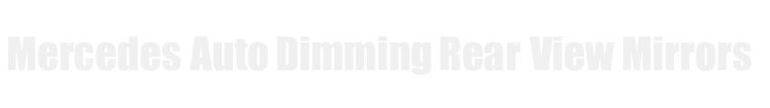 Auto Dimming Mirrors